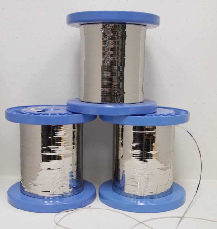 Rolls of Brazing Foil Thin Strips with Blue Rollers Metglas, Inc.