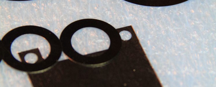 Brazing foil preforms on Styrofoam